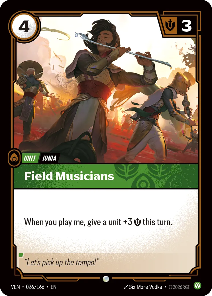 Field Musicians · VEN VEN-026/166 · Vendetta