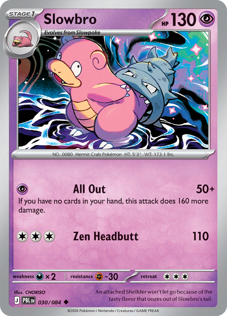 Slowbro · PBL 30 · Pitch Black