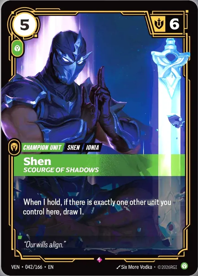 Shen · VEN VEN-042/166 · Vendetta