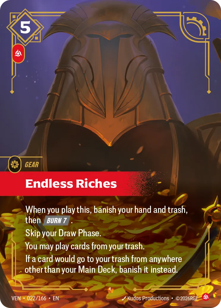 Endless Riches · VEN VEN-022/166 · Vendetta