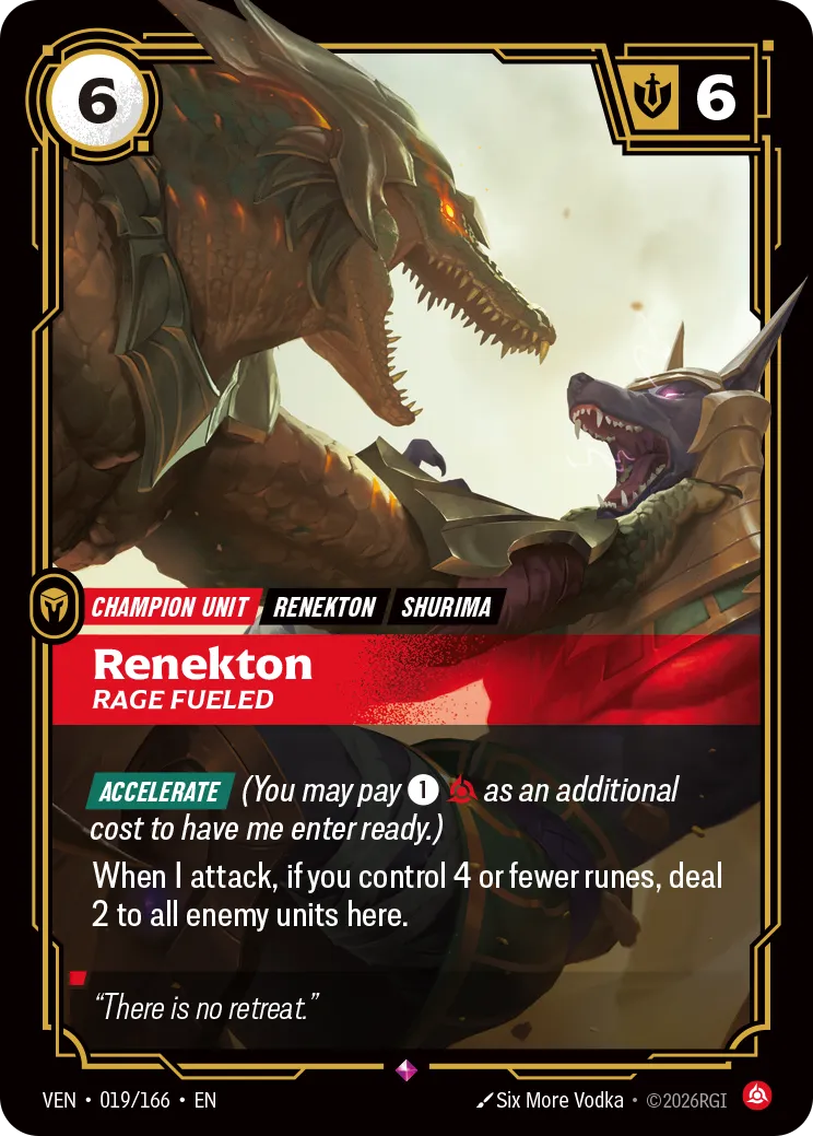 Renekton · VEN VEN-019/166 · Vendetta