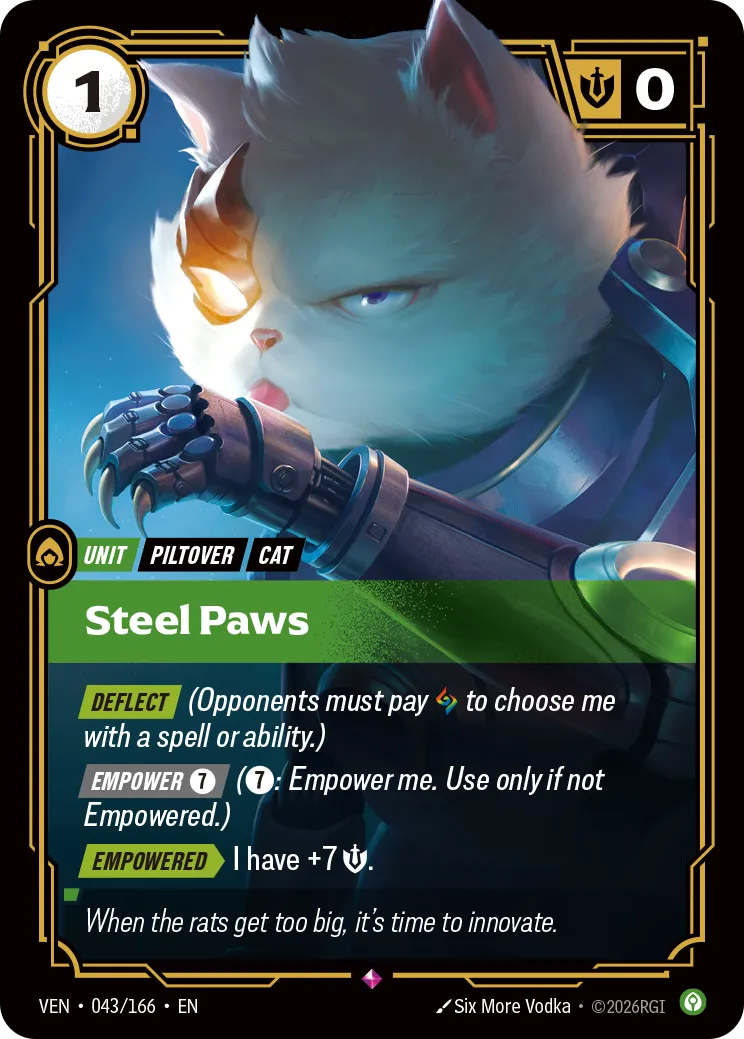 Steel Paws · VEN VEN-043/166 · Vendetta