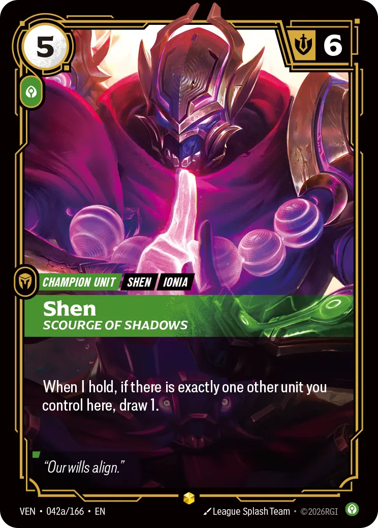 Shen · VEN VEN-042a/166 · Vendetta