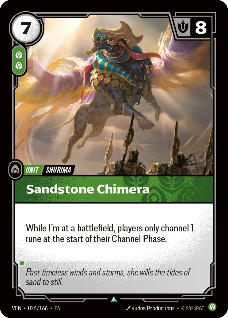 Sandstone Chimera · VEN VEN-036/166 · Vendetta
