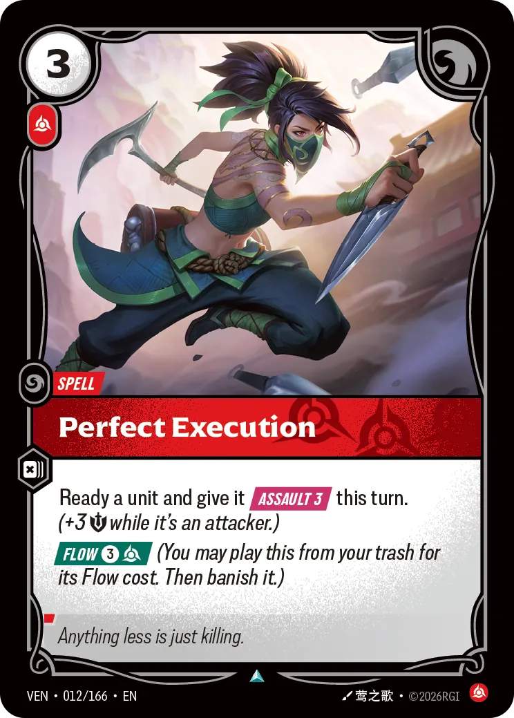 Perfect Execution · VEN VEN-012/166 · Vendetta