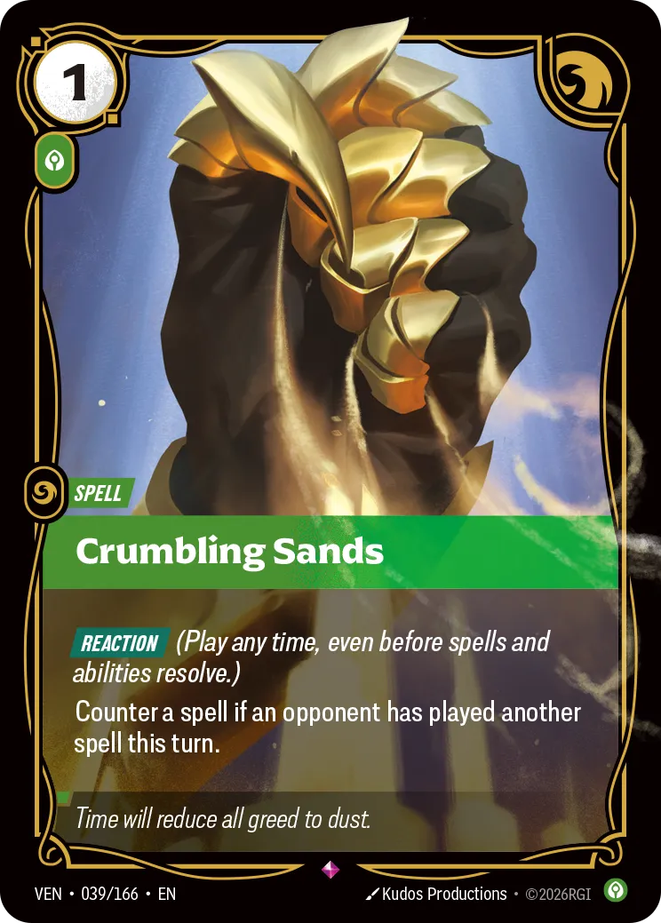 Crumbling Sands · VEN VEN-039/166 · Vendetta