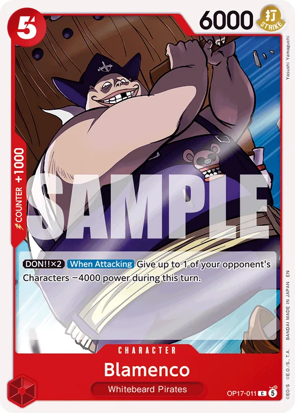 Blamenco · OP17 011 · The World's Strongest Warriors