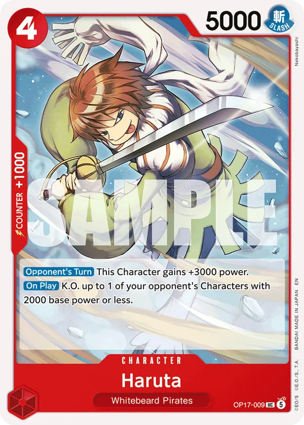 Haruta · OP17 009 · The World's Strongest Warriors
