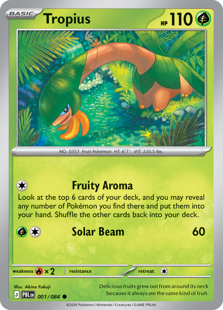 Tropius · PBL 1 · Pitch Black