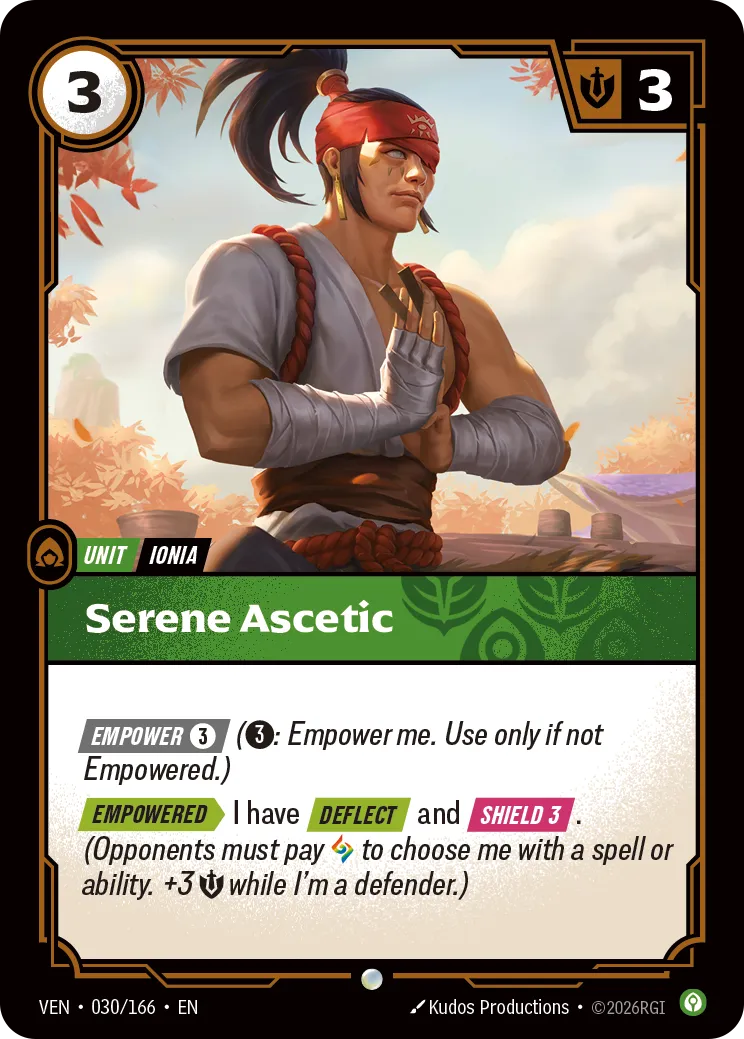 Serene Ascetic · VEN VEN-030/166 · Vendetta