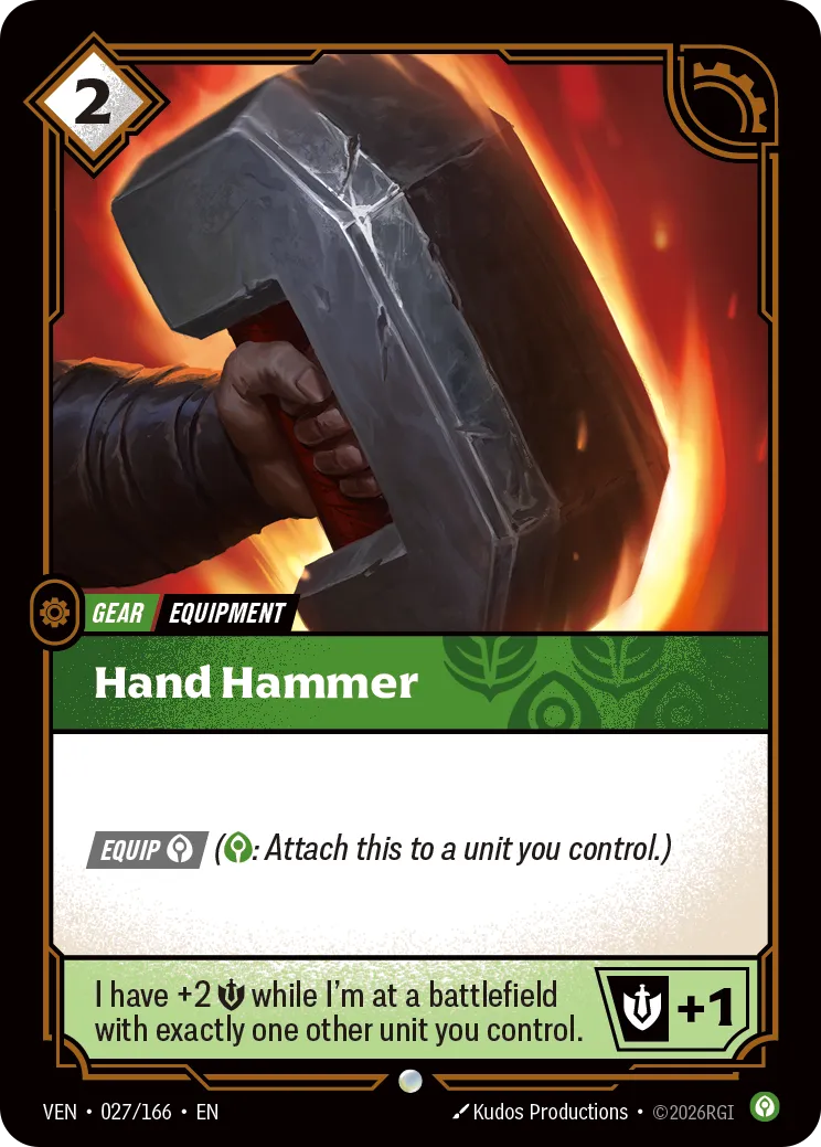 Hand Hammer · VEN VEN-027/166 · Vendetta