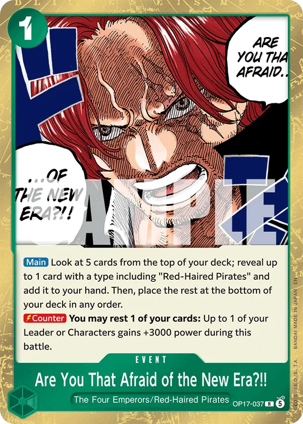 Are You That Afraid of the New Era?!! · OP17 037 · The World's Strongest Warriors