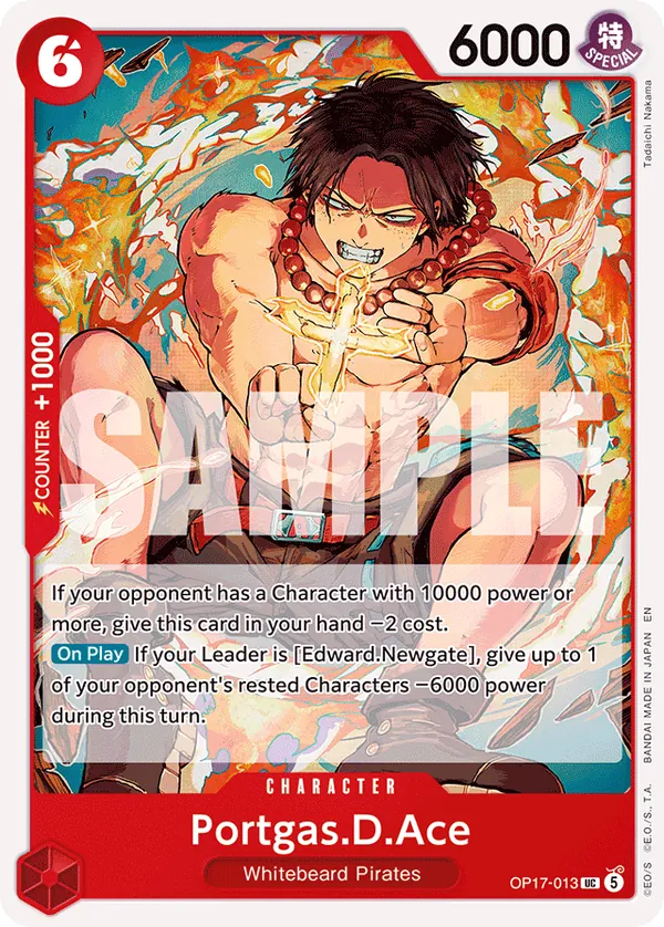 Portgas.D.Ace · OP17 013 · The World's Strongest Warriors
