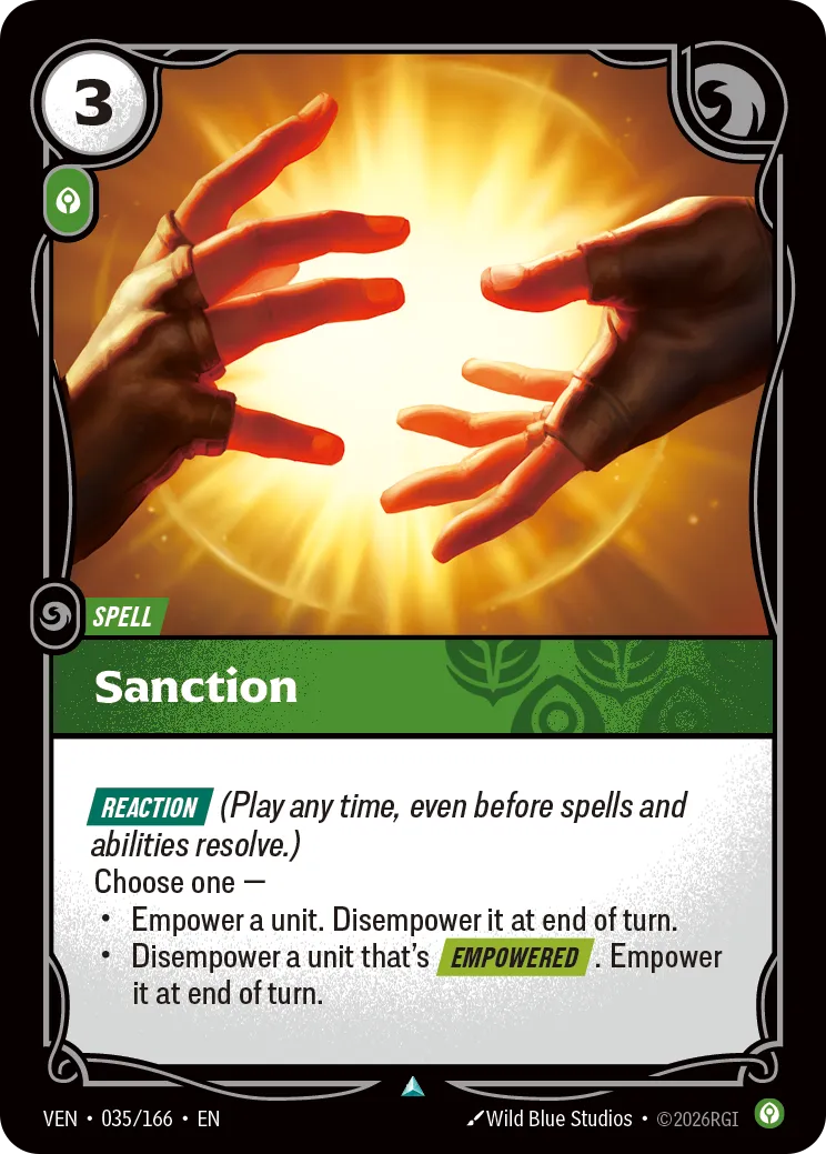 Sanction · VEN VEN-035/166 · Vendetta