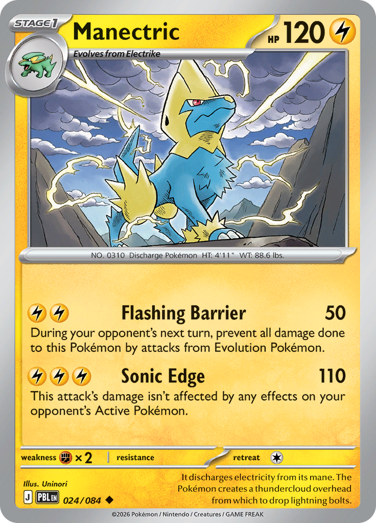 Manectric · PBL 24 · Pitch Black