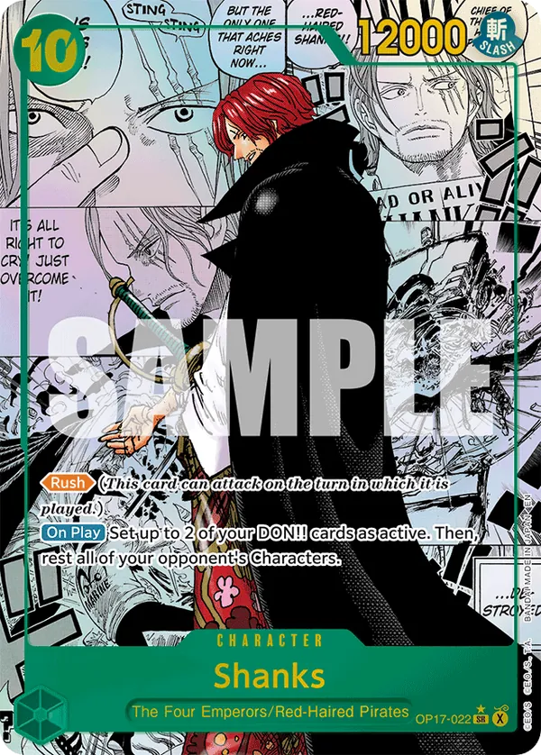 Shanks · OP17 022 · The World's Strongest Warriors