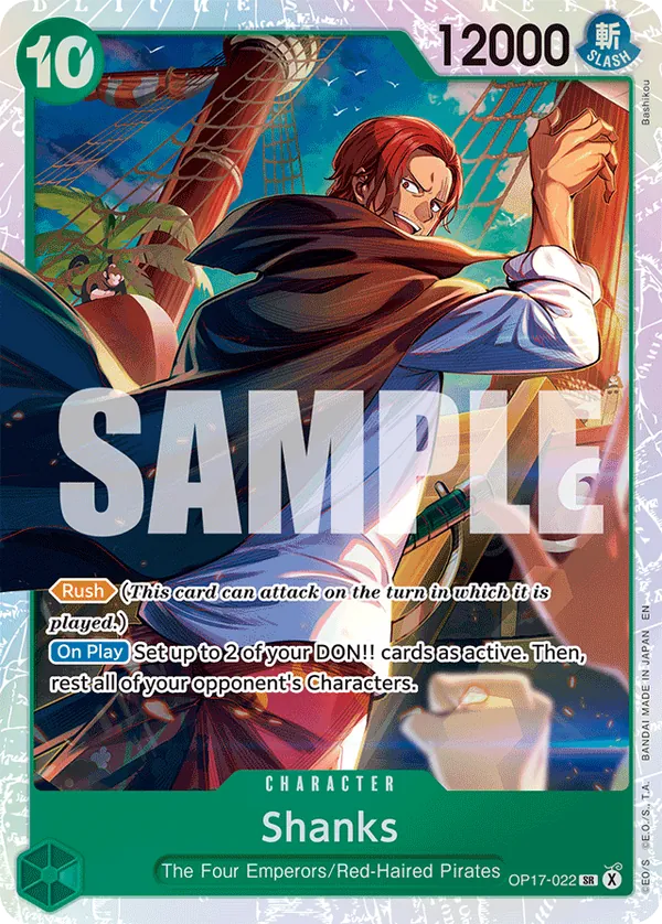 Shanks · OP17 022 · The World's Strongest Warriors