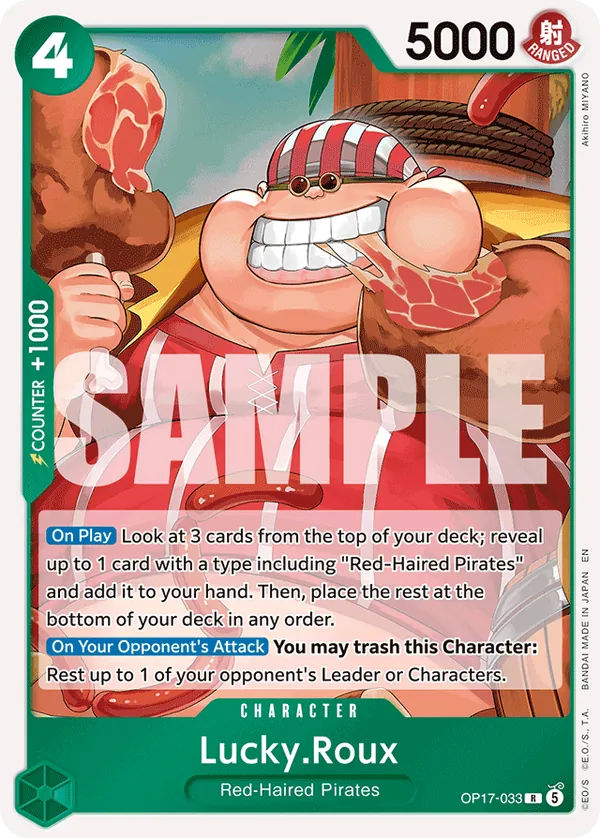 Lucky.Roux · OP17 033 · The World's Strongest Warriors