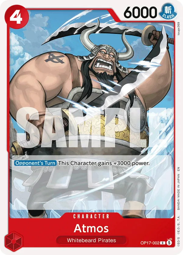 Atmos · OP17 002 · The World's Strongest Warriors