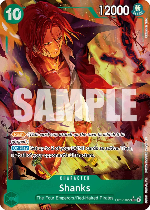 Shanks · OP17 022 · The World's Strongest Warriors