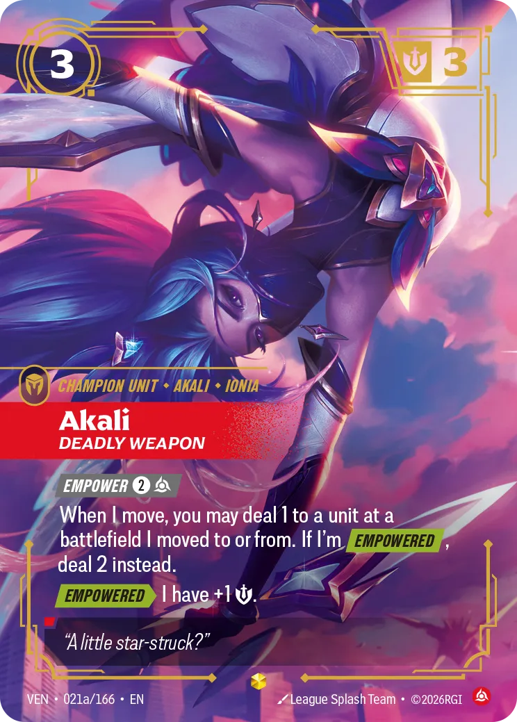 Akali · VEN VEN-021a/166 · Vendetta