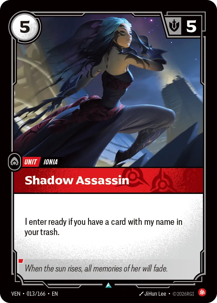Shadow Assassin · VEN VEN-013/166 · Vendetta