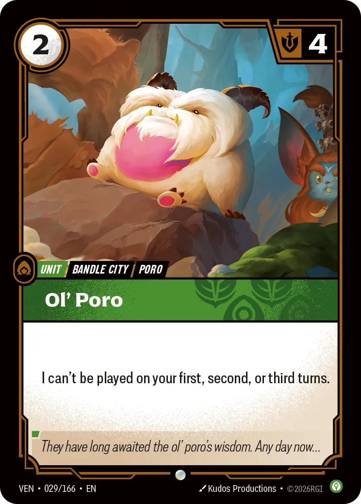 Ol' Poro · VEN VEN-029/166 · Vendetta