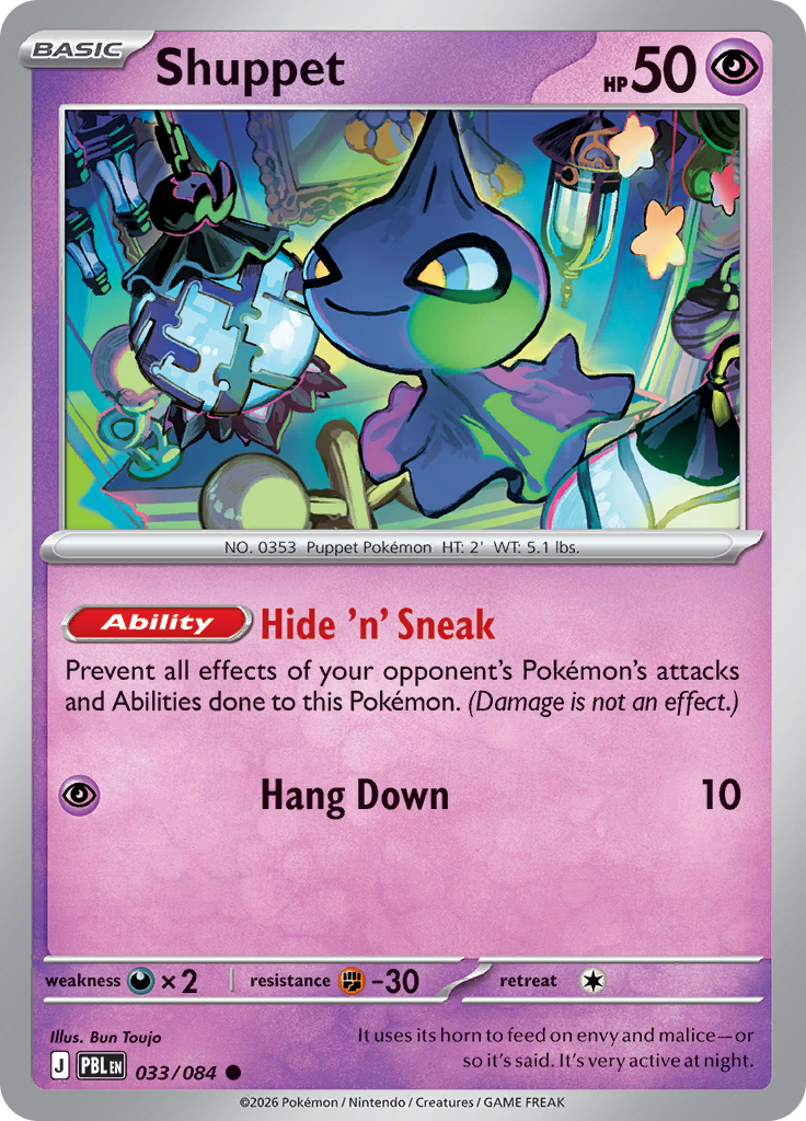 Shuppet · PBL 33 · Pitch Black