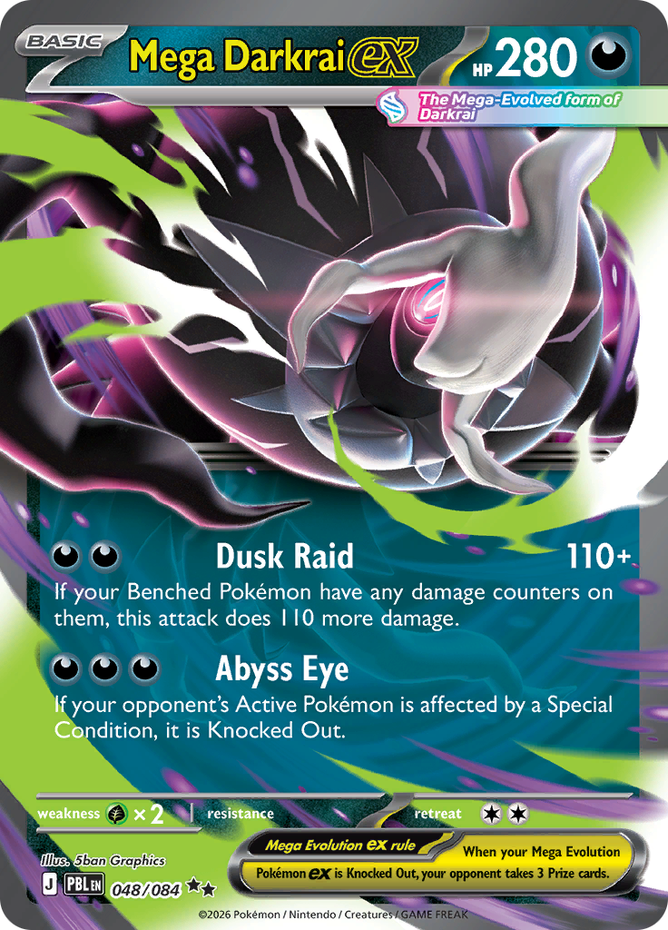 Mega Darkrai ex · PBL 48 · Pitch Black
