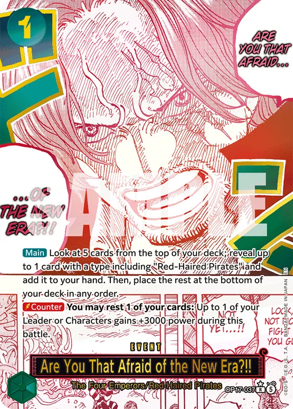 Are You That Afraid of the New Era?!! · OP17 037 · The World's Strongest Warriors