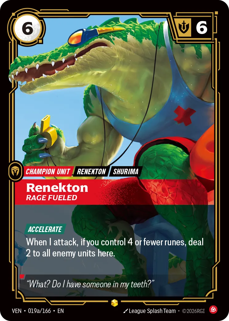 Renekton · VEN VEN-019a/166 · Vendetta