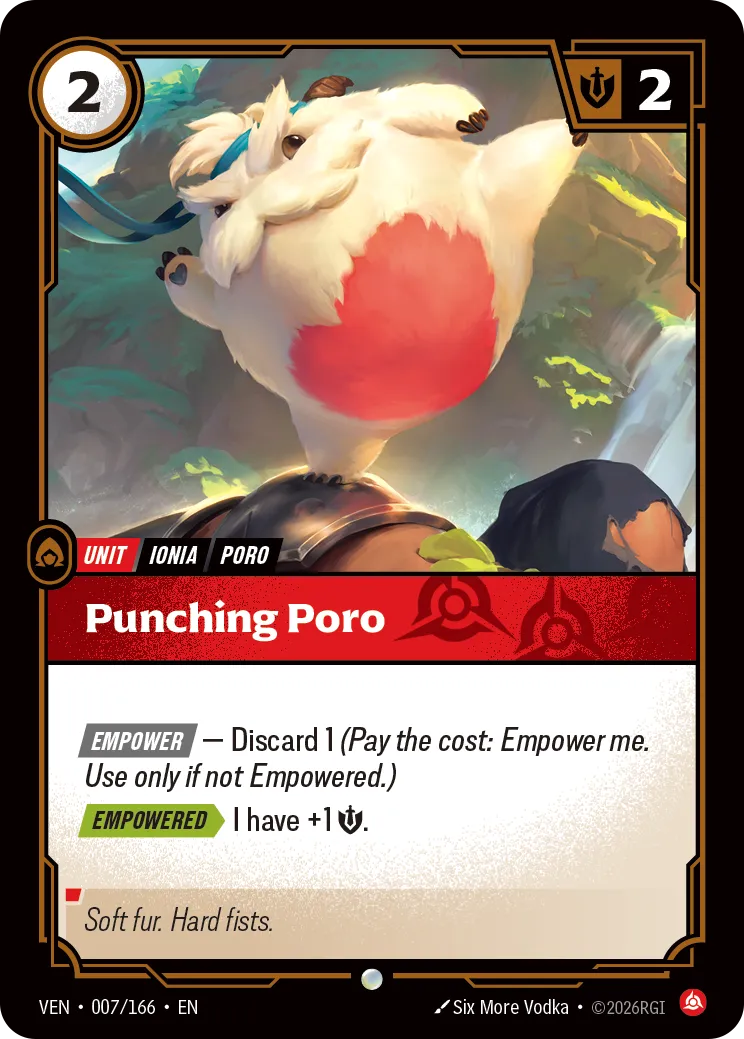 Punching Poro · VEN VEN-007/166 · Vendetta