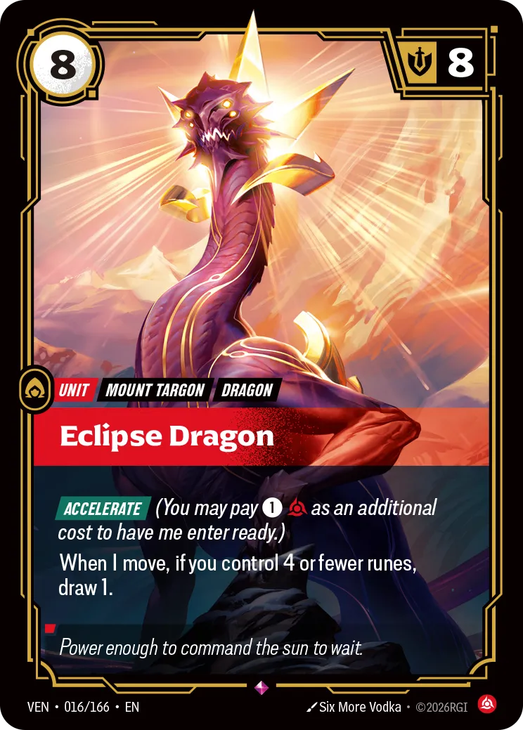 Eclipse Dragon · VEN VEN-016/166 · Vendetta