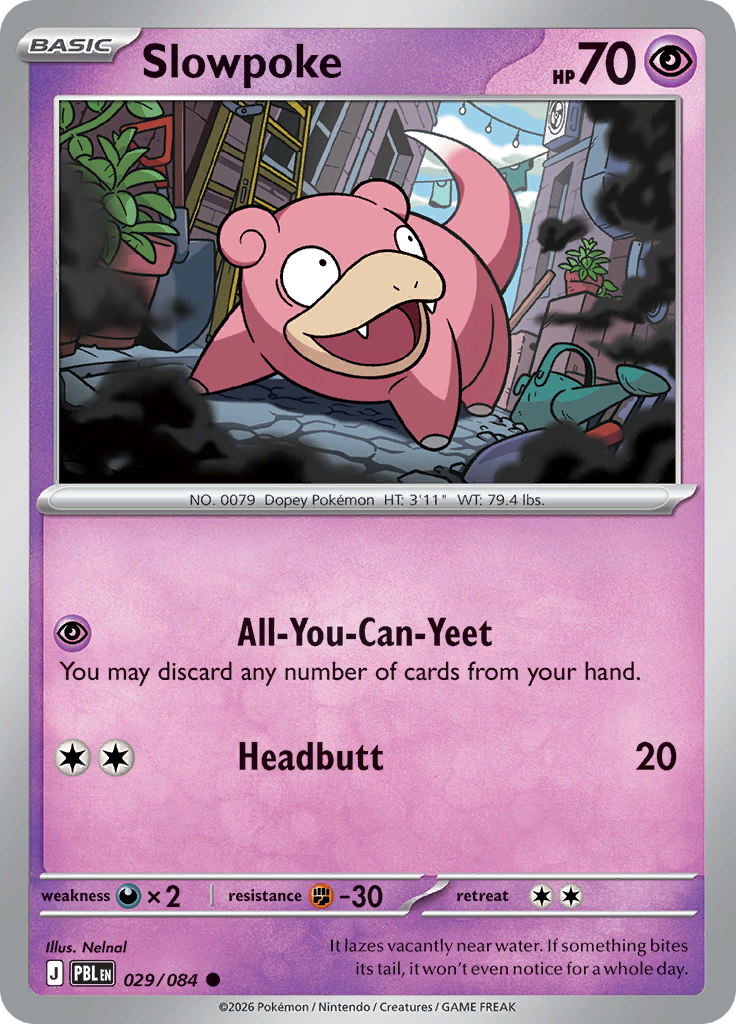 Slowpoke · PBL 29 · Pitch Black