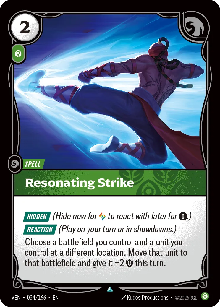 Resonating Strike · VEN VEN-034/166 · Vendetta