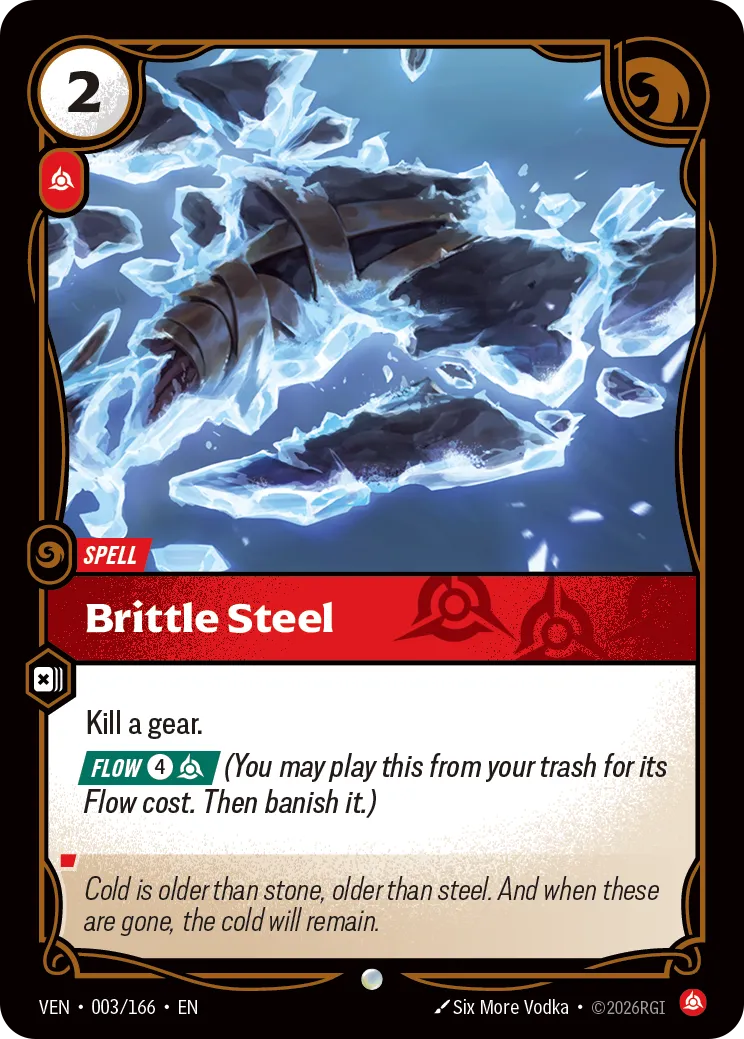 Brittle Steel · VEN VEN-003/166 · Vendetta