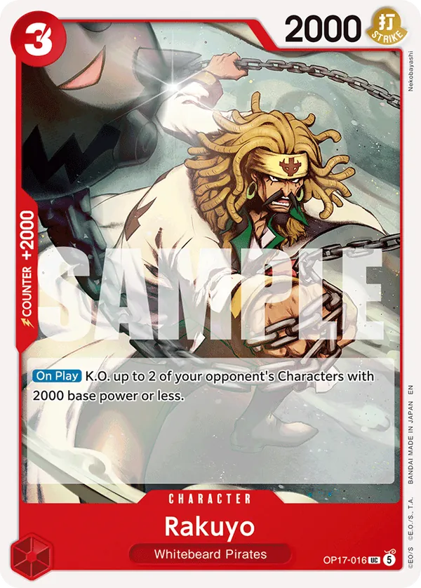 Rakuyo · OP17 016 · The World's Strongest Warriors