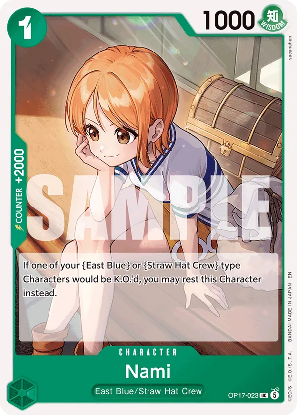 Nami · OP17 023 · The World's Strongest Warriors