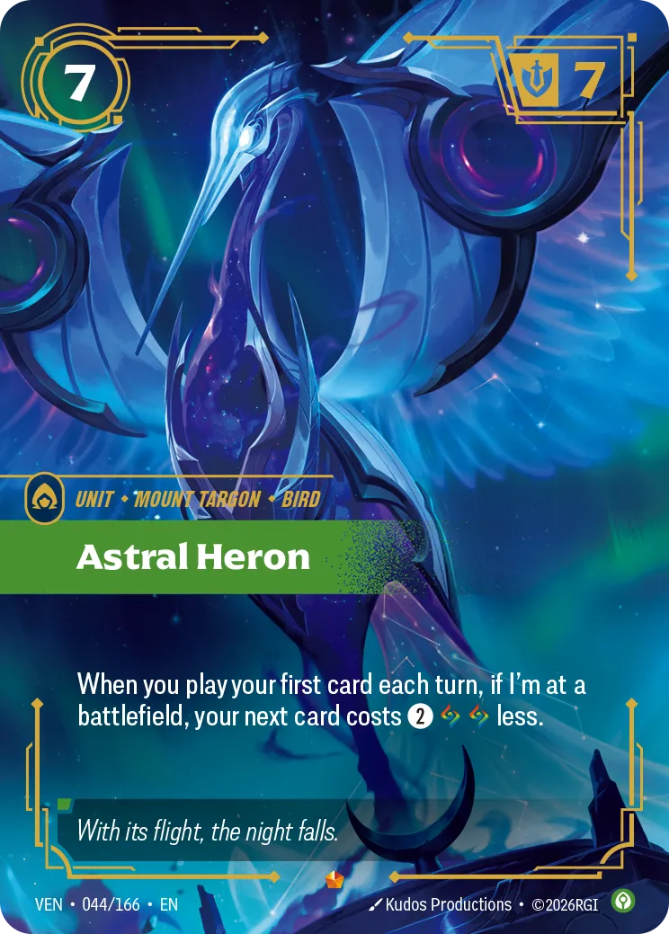 Astral Heron · VEN VEN-044/166 · Vendetta